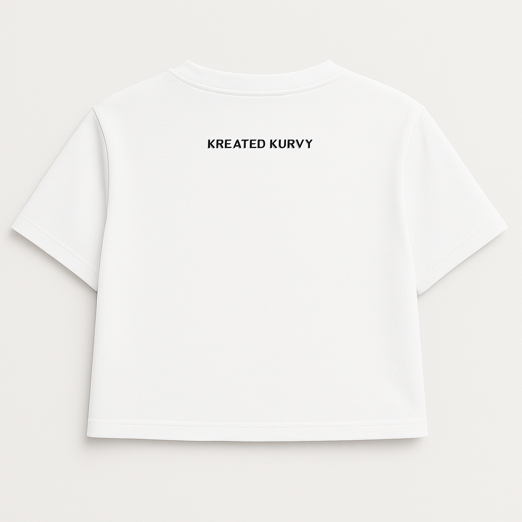 Kurvy AF Oversized Cropped Tee