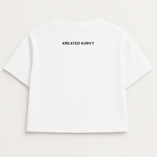 Kurvy AF Oversized Cropped Tee