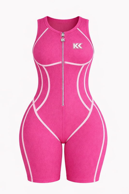 “The Kurvy” Active Romper Shorts