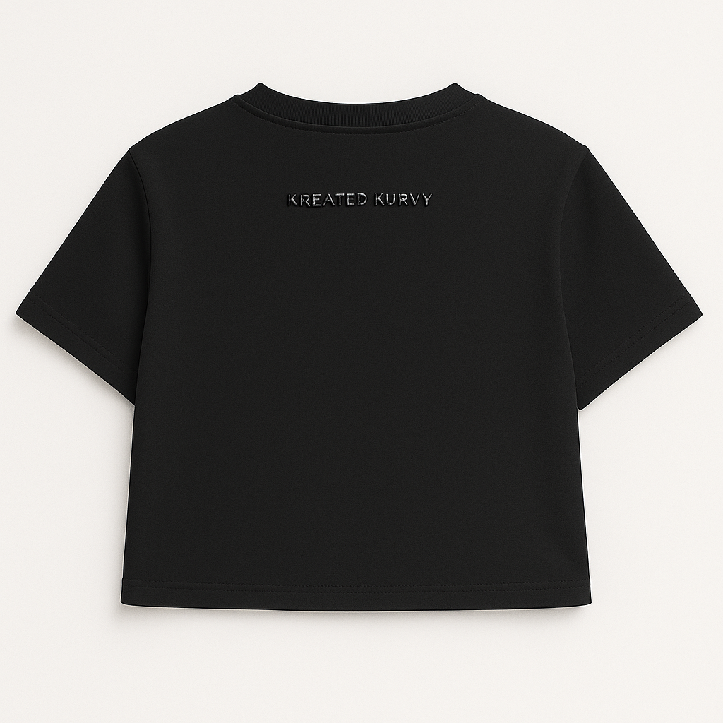 Kurvy AF Oversized Cropped Tee